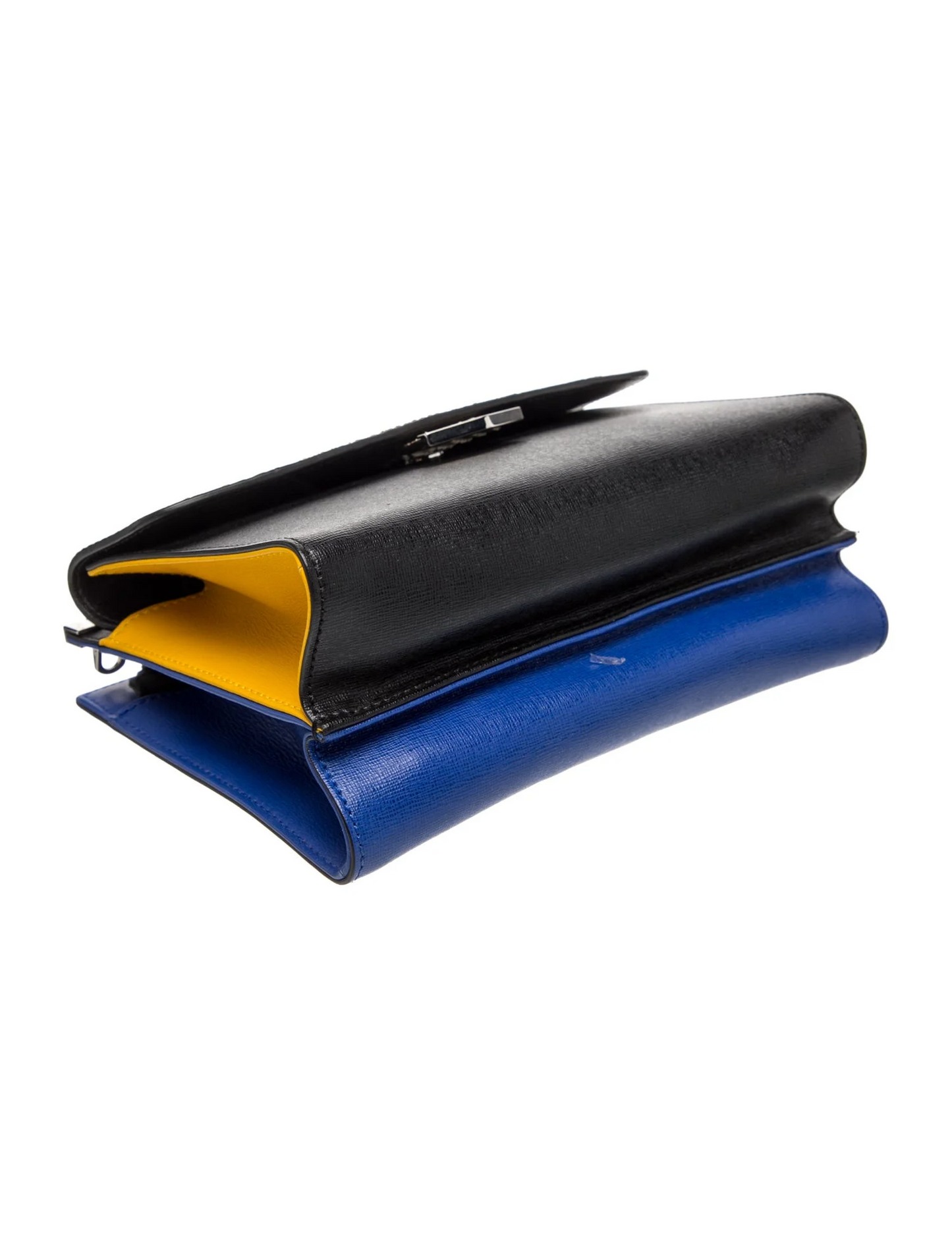 Fendi Demi Jour colorblock leather two-way
