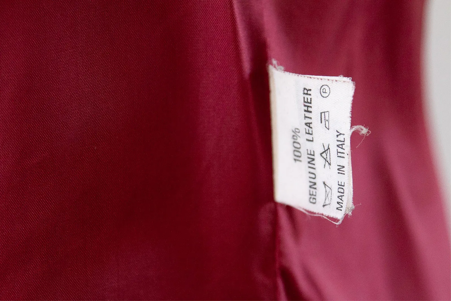 Fendi red & black suede skirt and cropped jacket in size 46