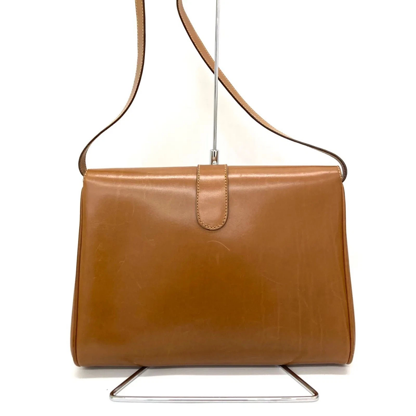 Gucci camel leather original 'Lady Lock style' two-way bag