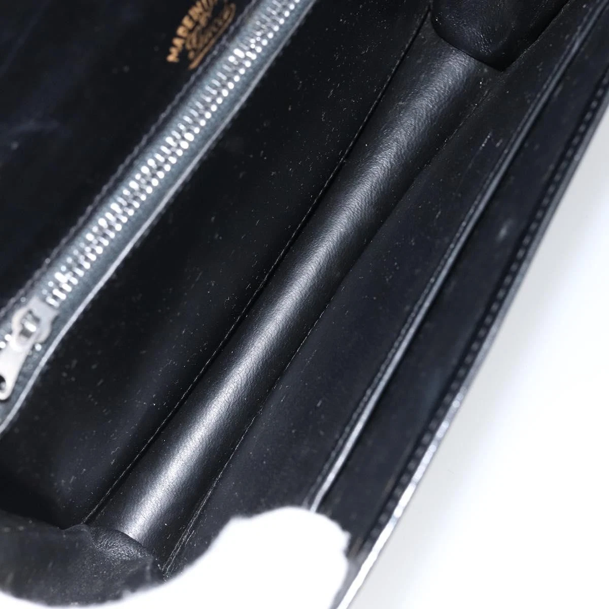 Gucci Black Leather Torchon Cross Body w Bold Gold GG Medallion