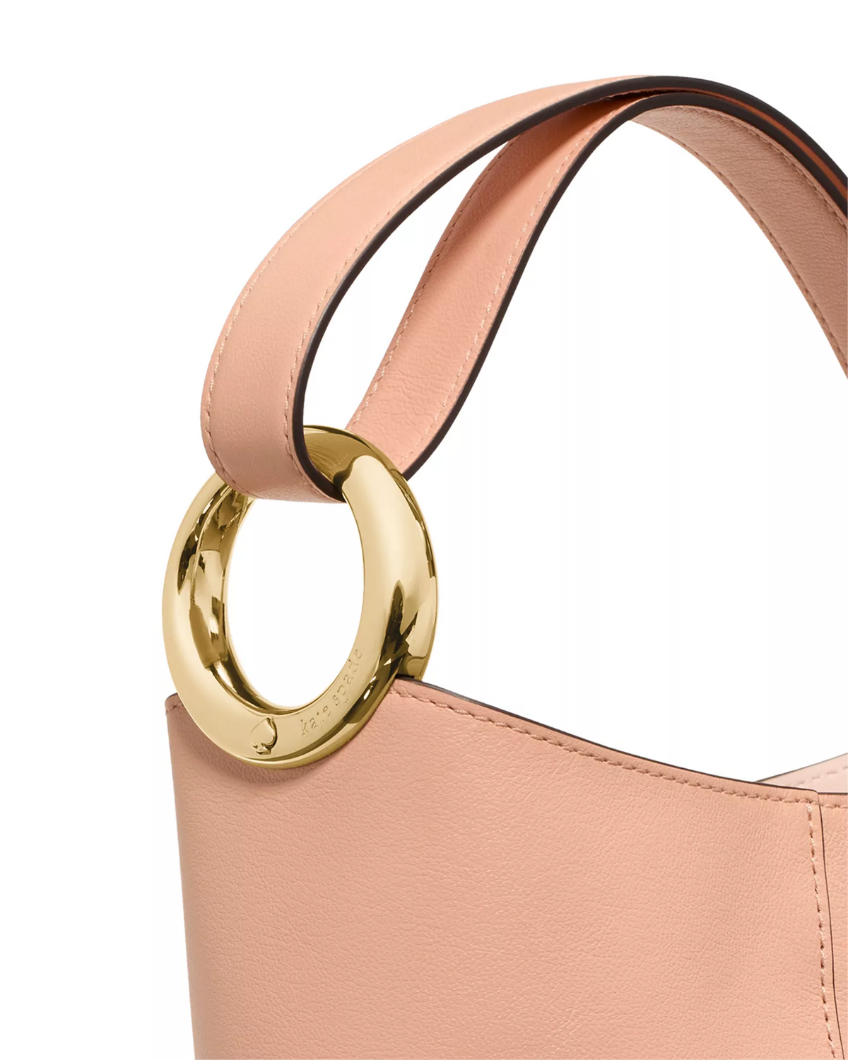 Kate Spade Pink Leather NWT Mini- Halo Bucket Bag
