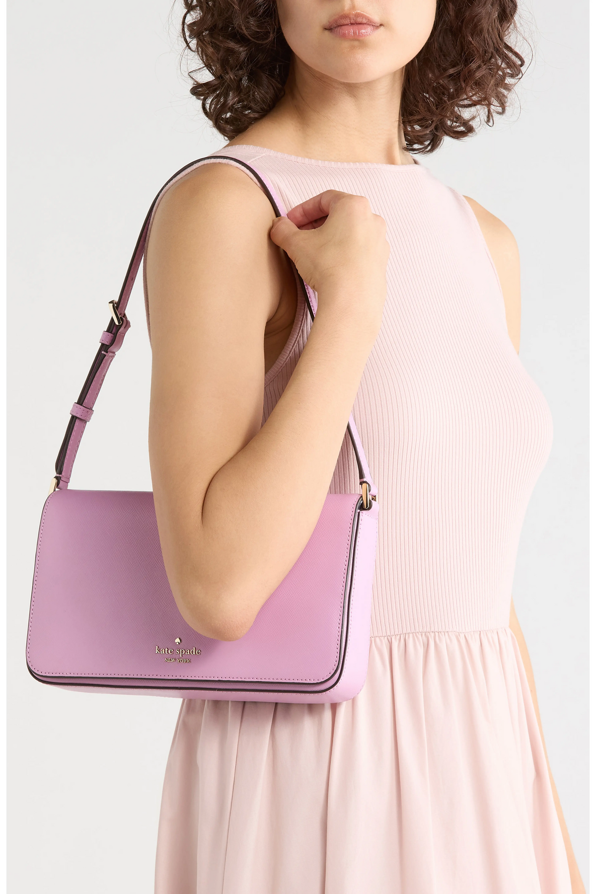 Kate Spade NWT pink leather Staci shoulder bag