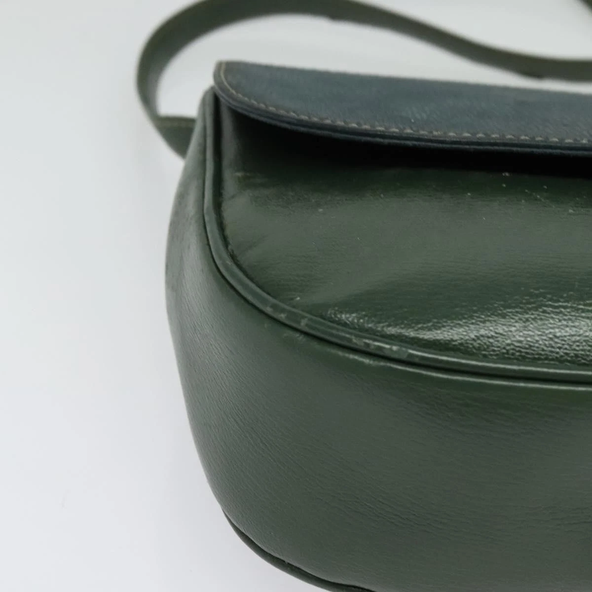 Loewe green & navy color block Velazquez two-way satchel