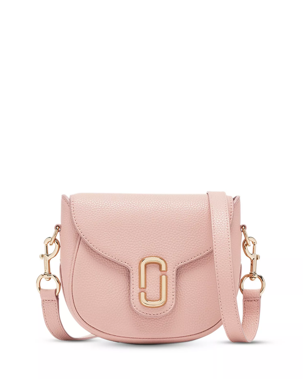 Marc Jacobs NWT rose colored pebbled leather saddle bag