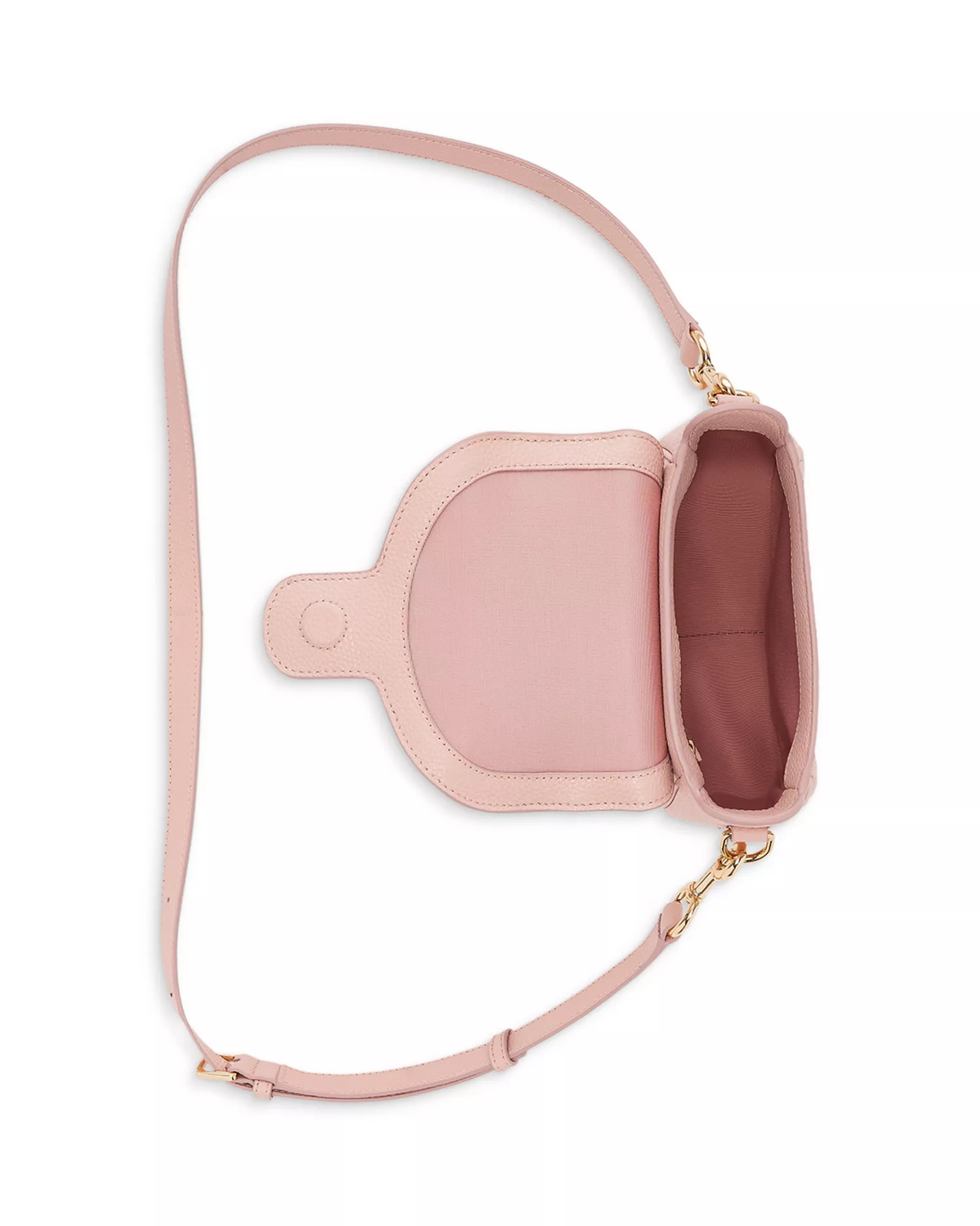 Marc Jacobs NWT rose colored pebbled leather saddle bag