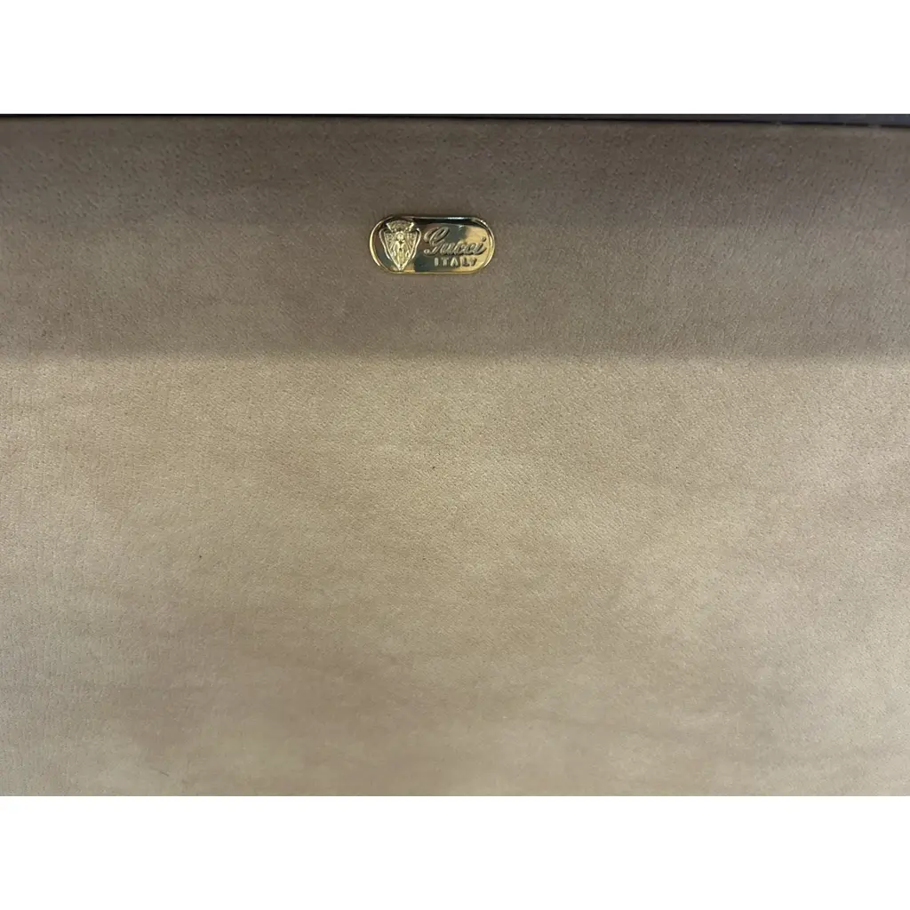 RARE Gucci brown Guccissima print Ophidia laptop bag/briefcase