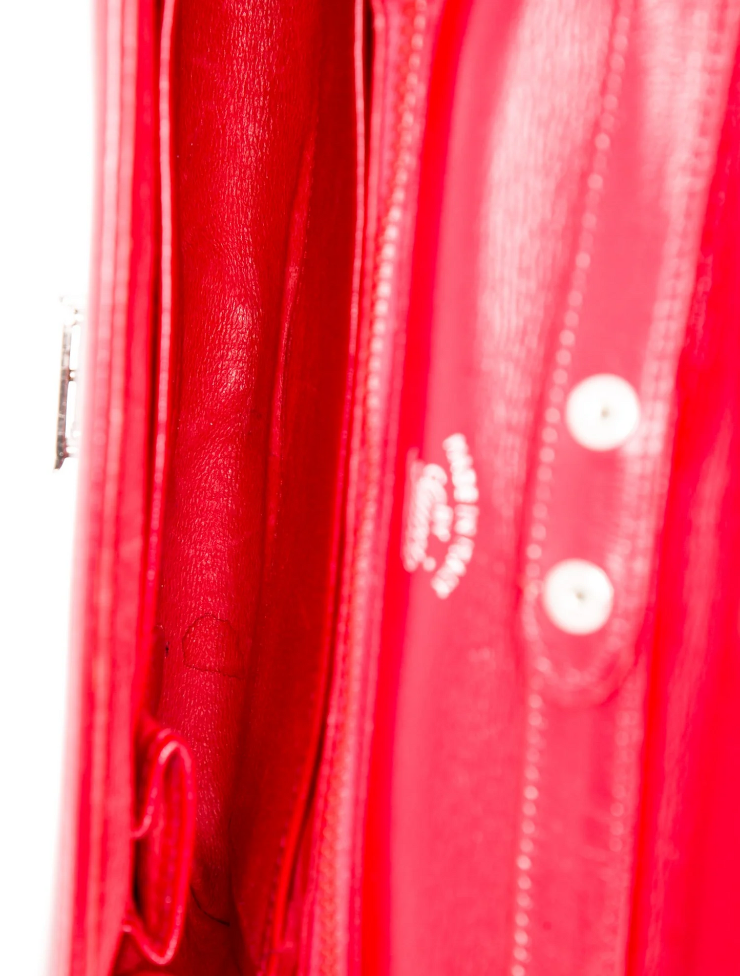 Gucci Red Leather Sylvie Two-Way Purse with Enamel & Metal Trim!