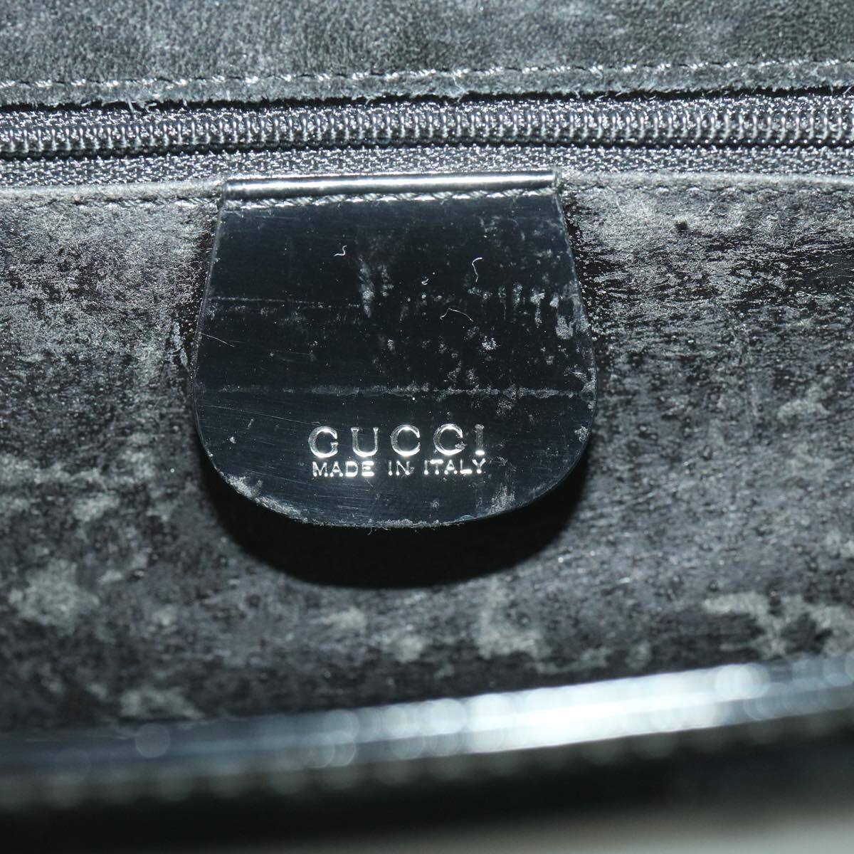 Tom Ford Era Gucci Horsebit Glossy Black LeatherTwo Way Shoulder Bag w XL Chrome Equestrian Accent