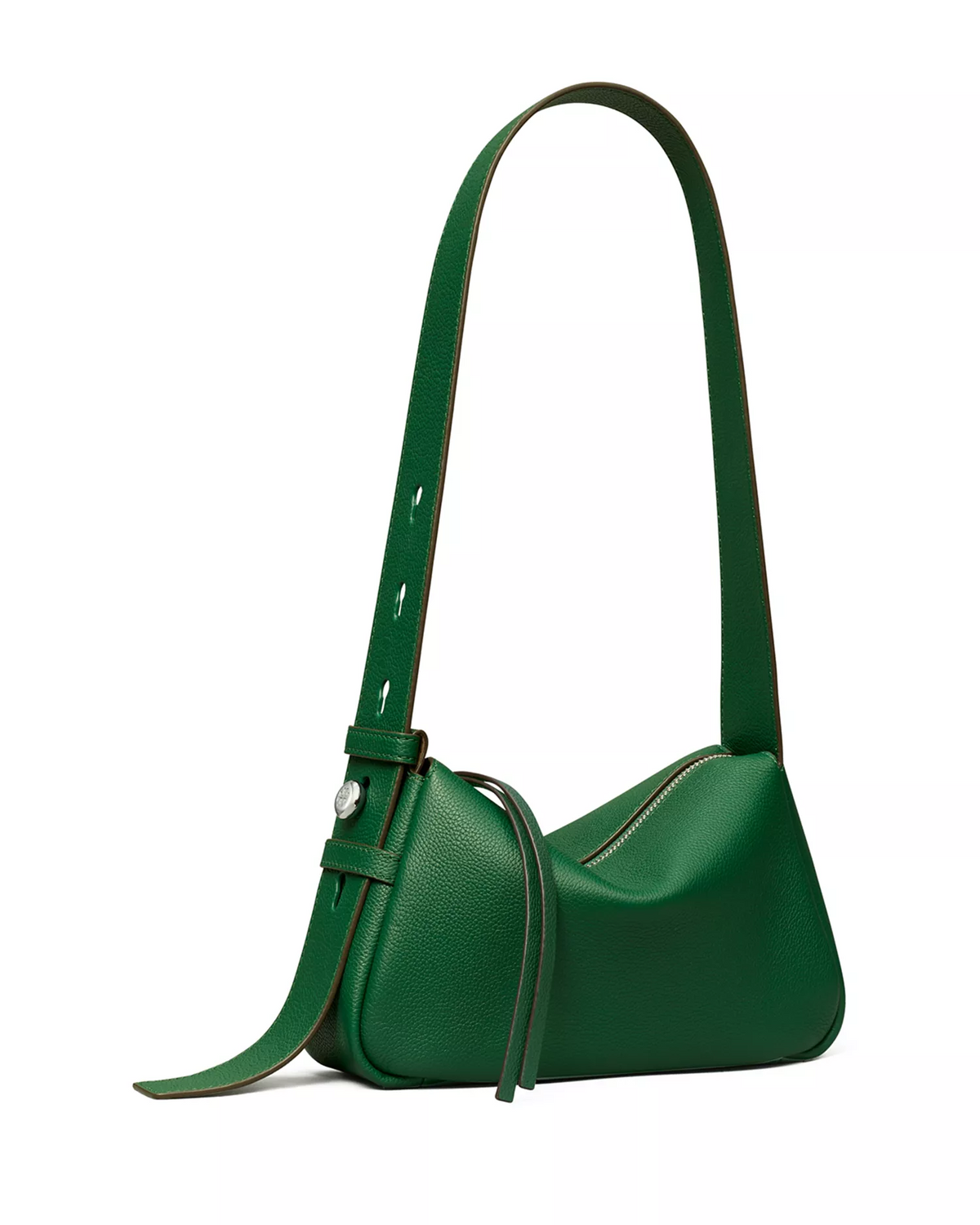 Tory Burch NWT dark kale leather Romy shoulder bag