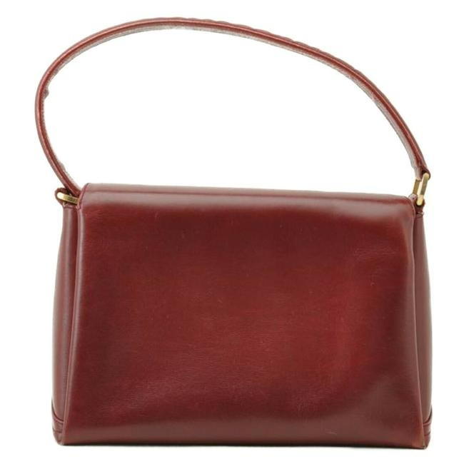 Gucci, RARE, mod, buttery soft red leather, top handle satchel style purse with G twist clasp