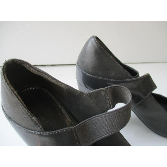 Simply Vera Vera Wang Gray For Leather And Patent Tipped Toes Pumps Size Us