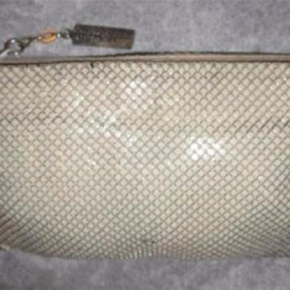 Vintage Whiting Davis Enamel Chainmaille Clutch