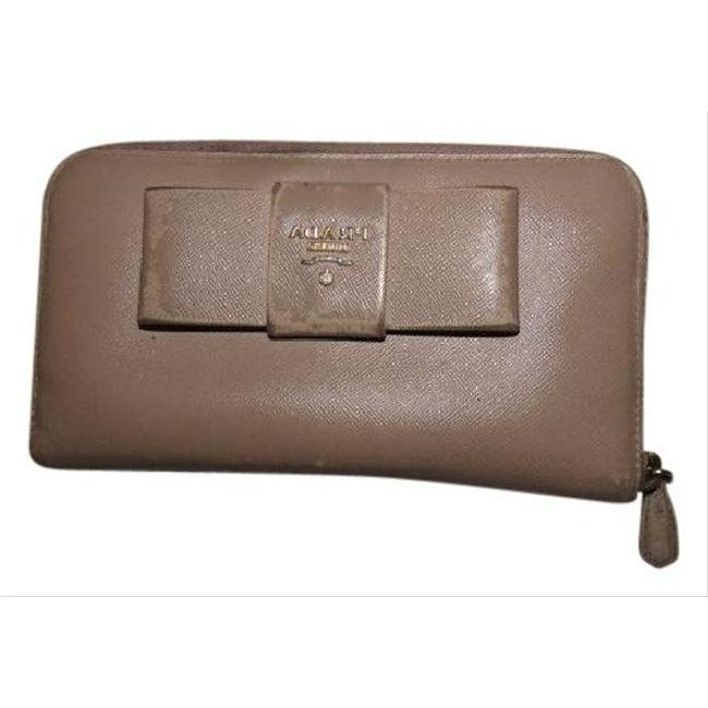 Prada Pale Pink Nude Leather Wallet