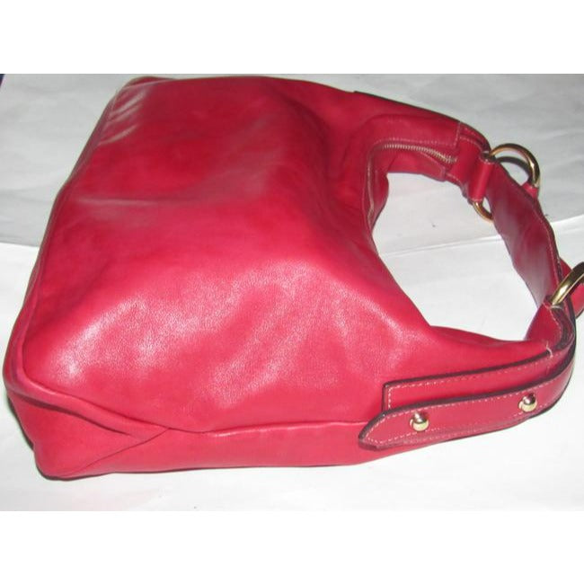 Gucci Horsebit Vintage Red Leather Hobo Bag