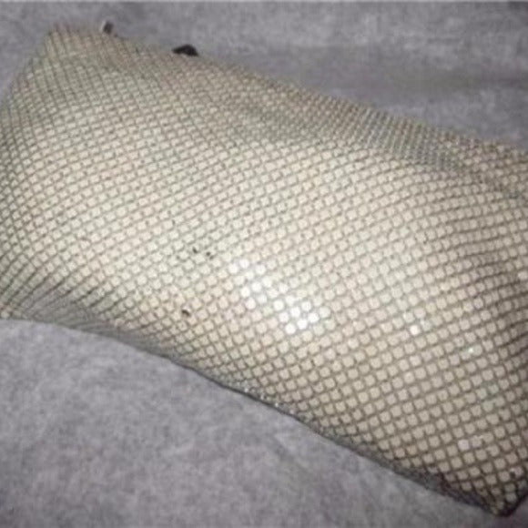 Vintage Whiting Davis Enamel Chainmaille Clutch