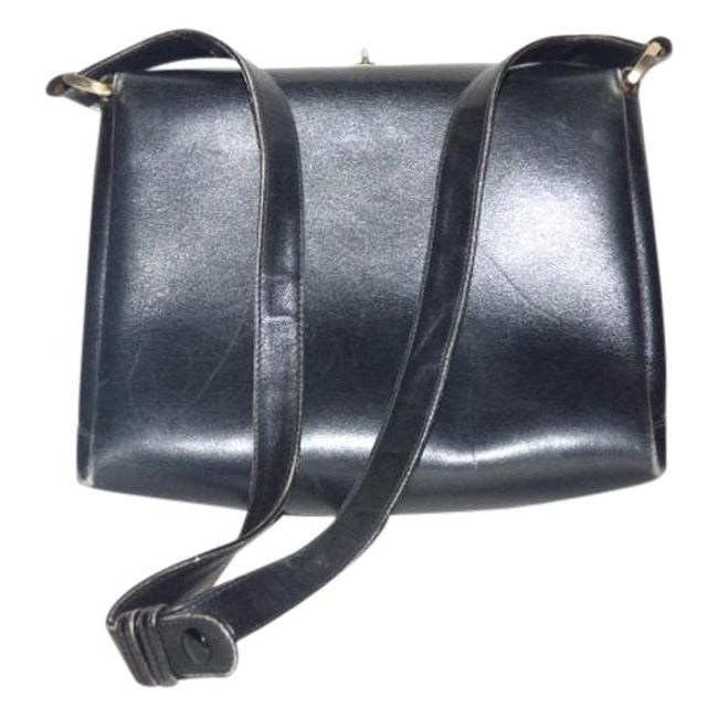 Gucci Shoulder Bag Vintage Pursesdesigner Purses Blue Leather Satchel