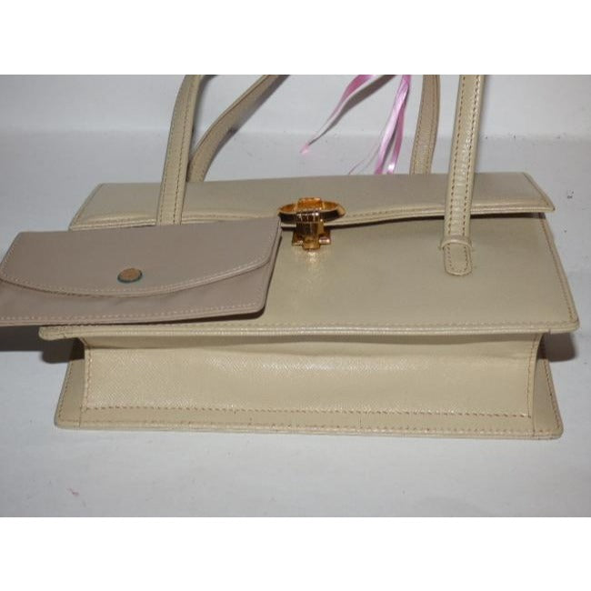 Gucci Dionysus Top Bag Boxy Structured Handle Kelly Ivory Texured Leather Satchel