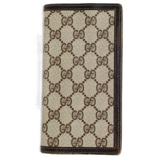 Gucci Brown Guccissima Print Unisex Bi Fold Style Wallet