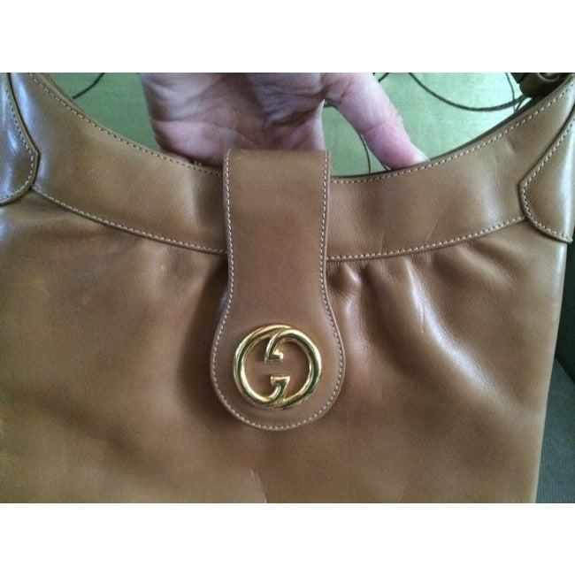 Gucci Top Handle Camelgold Gg