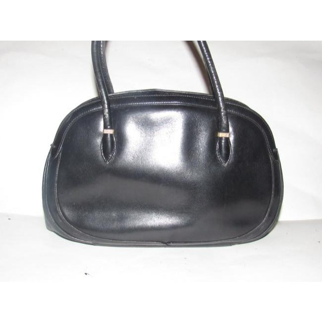 Gucci Vintage Pursesdesigner Purses Buttery Soft Black Leather Satchel