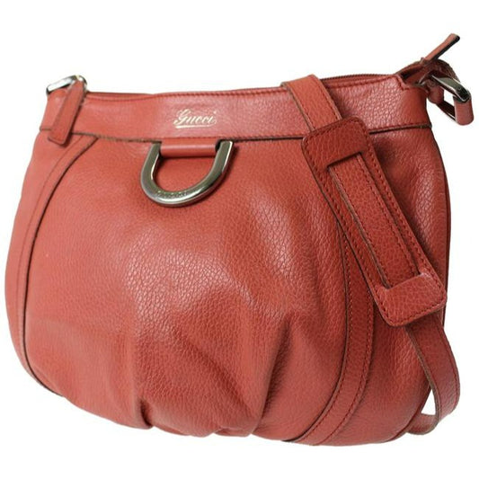 Gucci Abbey Vintage Red Leather Hobo Bag