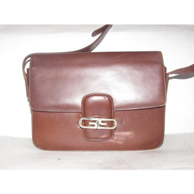 Gucci Vintage Brown Leather Bag