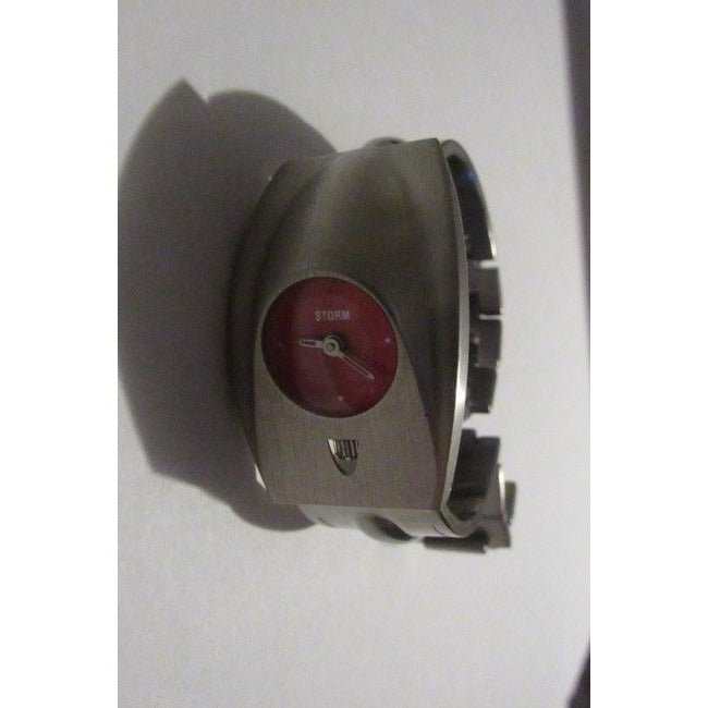 Storm Enterprise Chrome Red Stainless Style Face Watch