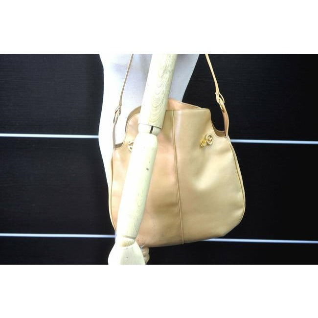 Gucci Horsebit Bucket Bag Belted Yellow Leather W Gold Gg Top Satchel