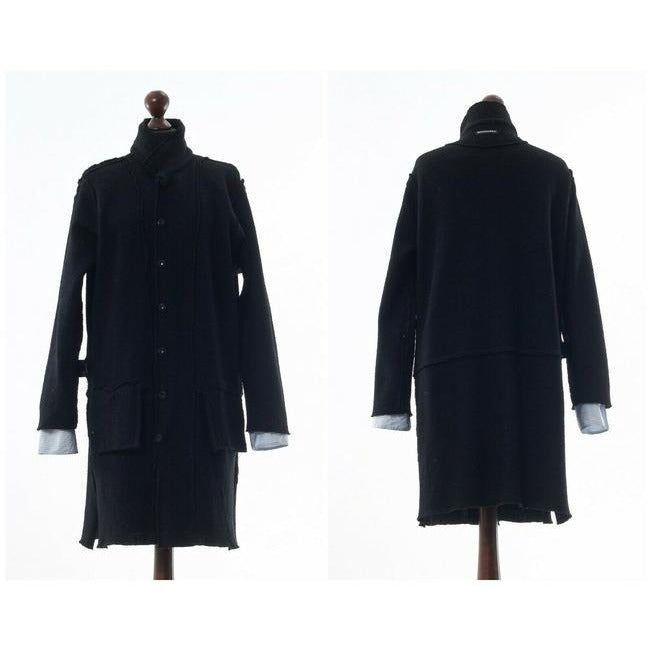 Marimekko Black Wool Long Coat