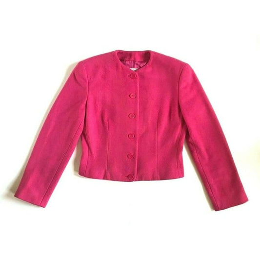 Giorgio Armani Fuchsia Pink Wool Blazer