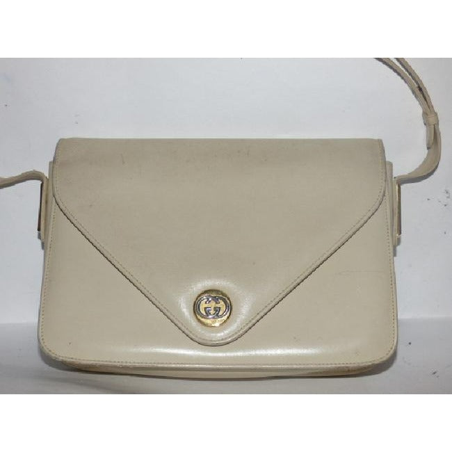 Gucci Vintage Stone Leather Shoulder Bag