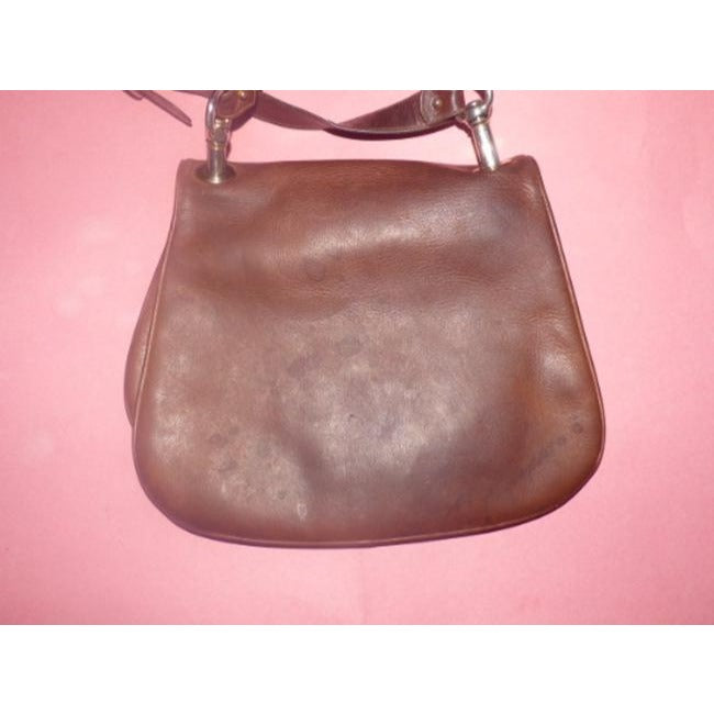 Gucci Vintage Shades Of Brown Leather Hobo Bag