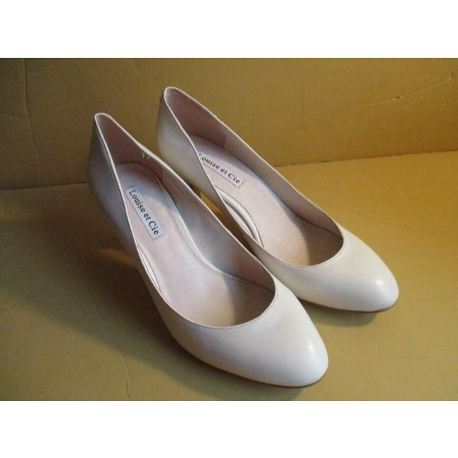 Louise Et Cie Cream Celica Cotton Tail Off White Nappa Almond Pumps Size Us