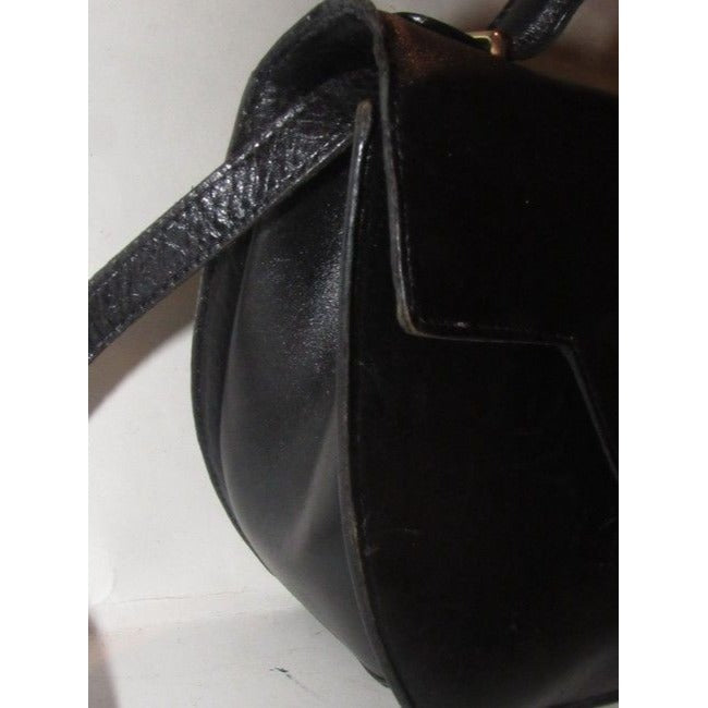 Bally Vintage Pursesdesigner Purses Buttery Black Leather Satchel