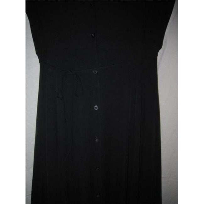 Ralph Lauren Black Silk Long Night Out Dress