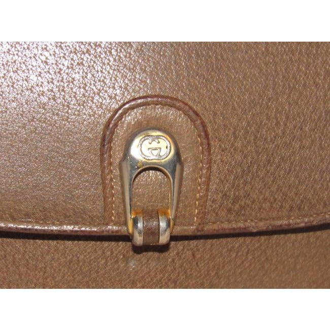 Gucci Vintage Pursesdesigner Purses Brown Leather Shoulder Bag