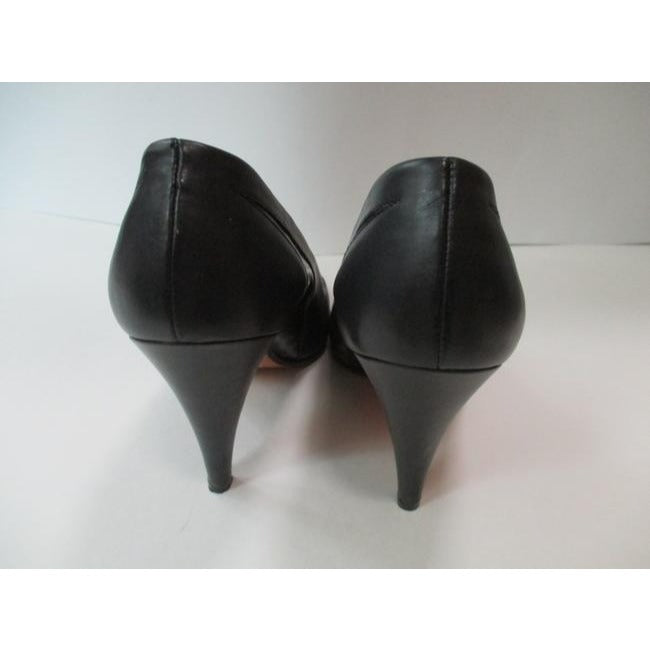 Pancaldi Black Italian Patent Swirls Pumps Size Us