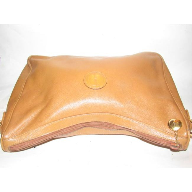 Gucci Vintage Mustard Yellow Textured Leather Hobo Bag