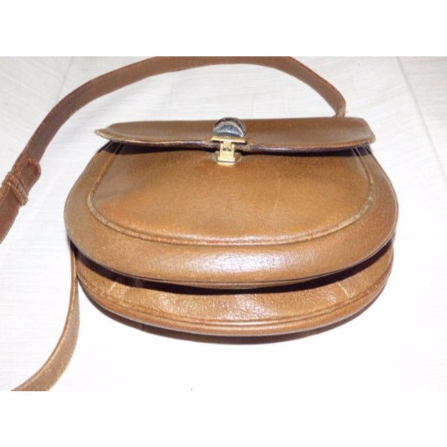 SALE! Gucci Early Bamboo Brown Leather Canteen Crossbody