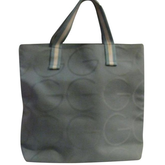 Gucci Bag Vintage Purses Teal Leather And Gg Leather Tote