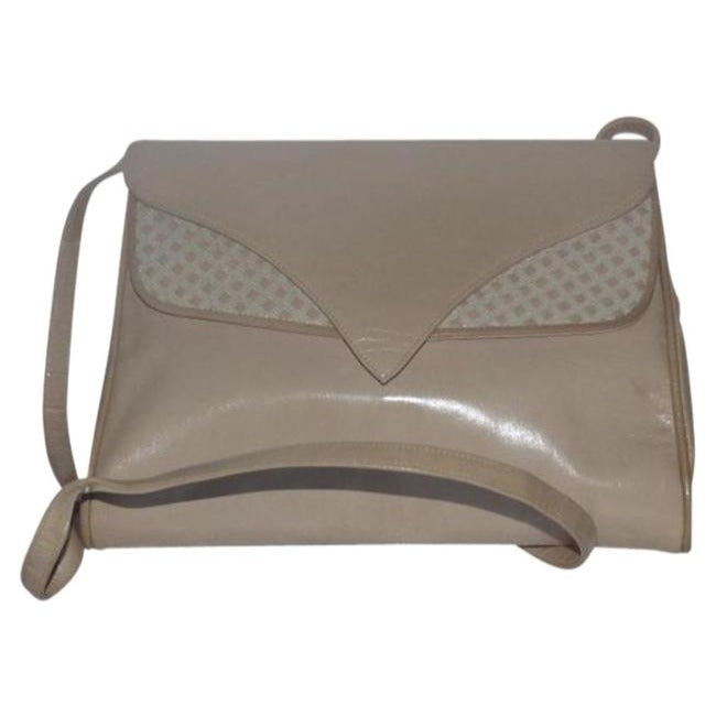 Bally Vintage Pursesdesigner Purses Taupe Patent Leather Shoulder Bag