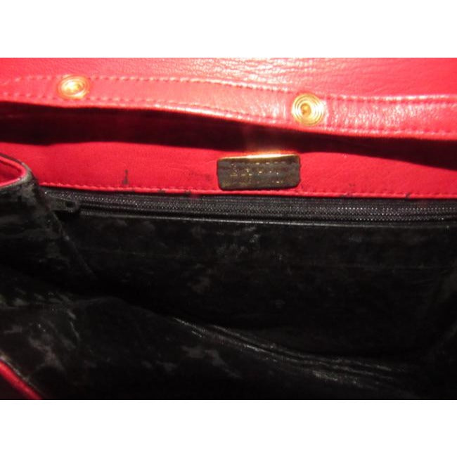 Bally Vintage Pursesdesigner Purses True Red Quilted And Smooth Leather Shoulder Bag