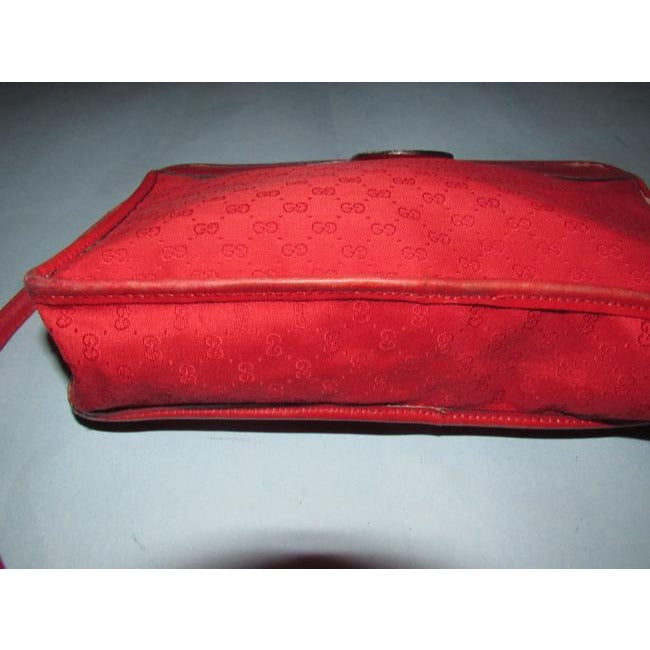 Gucci Vintage Pursesdesigner Purses Red Gg Canvas Clutch