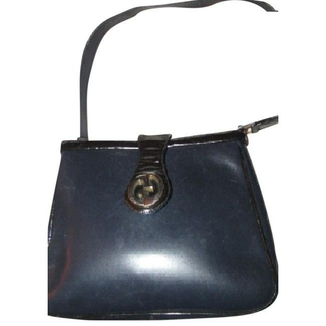 Gucci Mod Blue Leather Bag