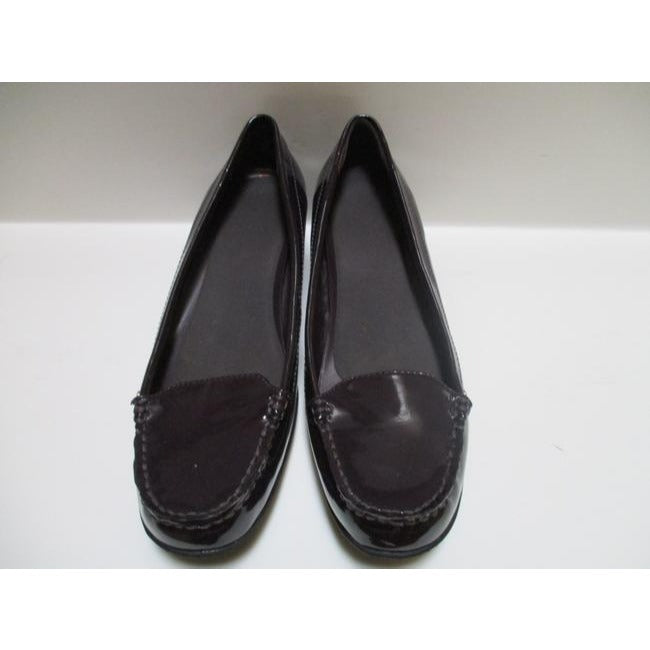 Ralph Lauren Wine Patent Leather Finish Gaialoafers Flats Size Us