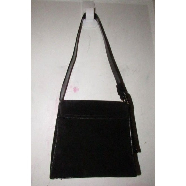 Gucci Vintage Black Suede Shoulder Bag