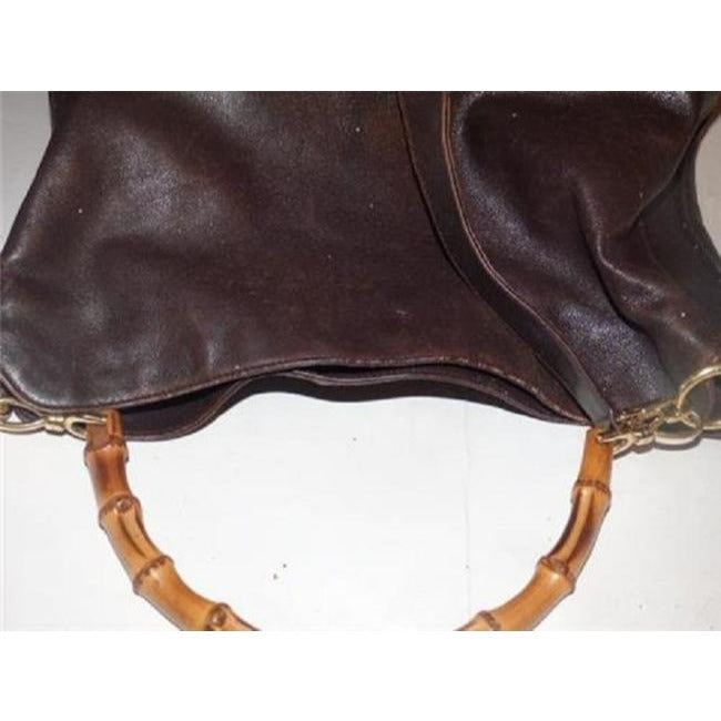 Gucci Vintage Brown Leather Hobo Bag