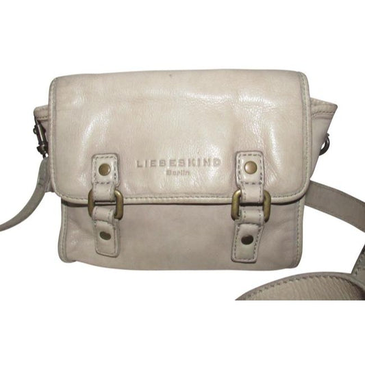 Liebeskind Pursesdesigner Purses Grey Supple Leather Messenger Bag