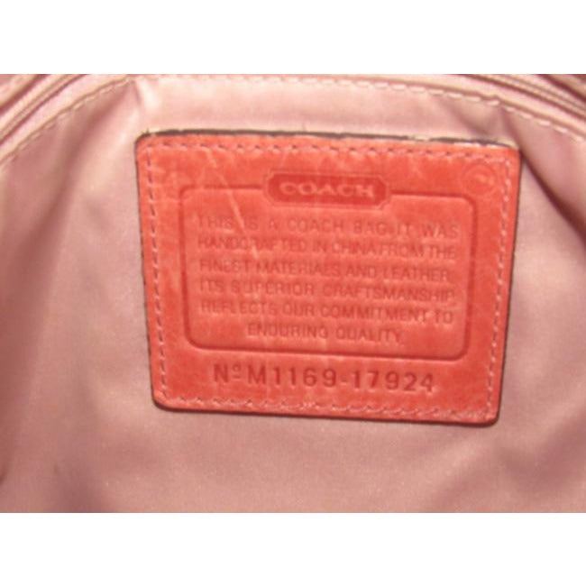 Coach Vintage Pursesdesigner Purses Buttery Pink Leather With Chrome Hardware Satchel