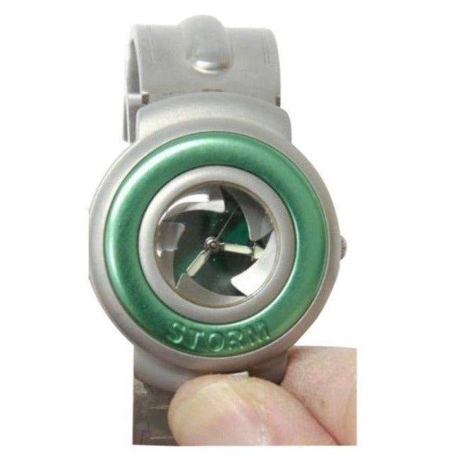 Storm Chromacam Green Chrome Stainless Steel Style Face Watch